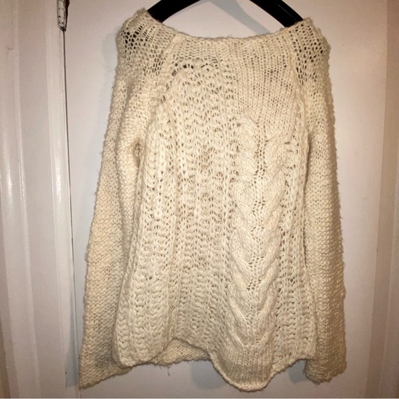 Free People Wool and Mohair blend Cable knit Sweater - Picture 4 of 4